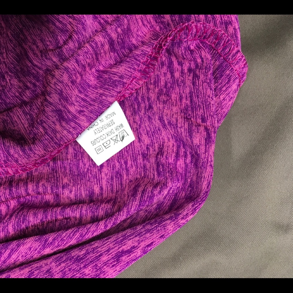 PINK & PURPLE TOP-2X - Picture 4 of 5